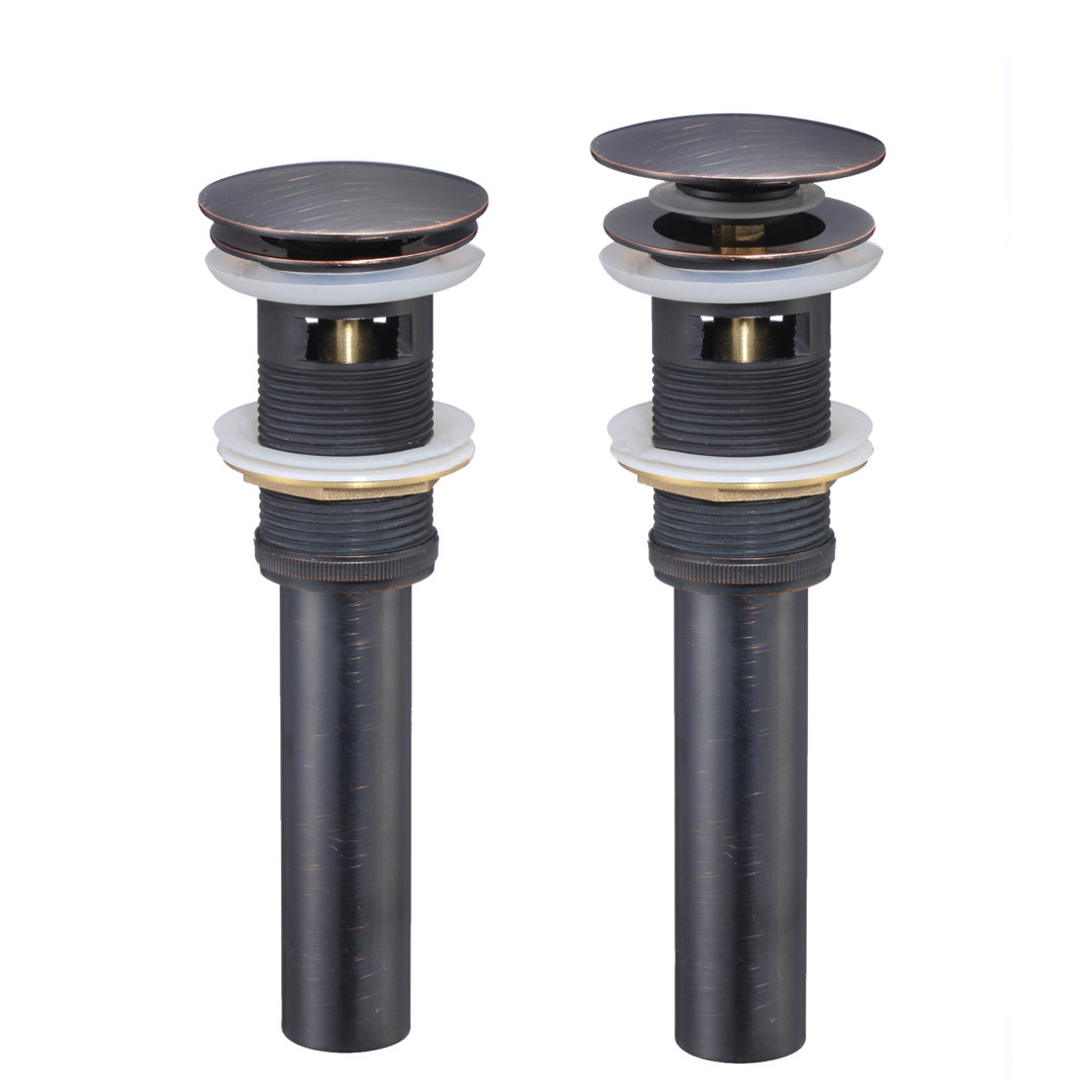 2.6'' W Pop-Up Bathroom Sink Drain Novatto 