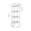 Bamboo Drill / Screw Bathroom Shelves