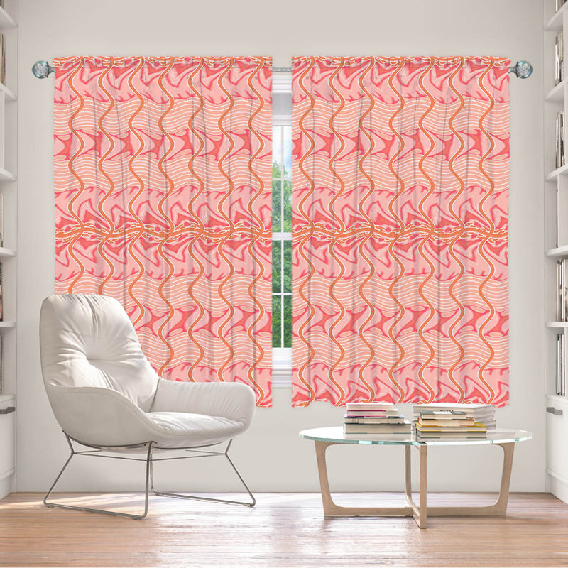 Konover Room Darkening Curtain Pair, 40" W x 52" L