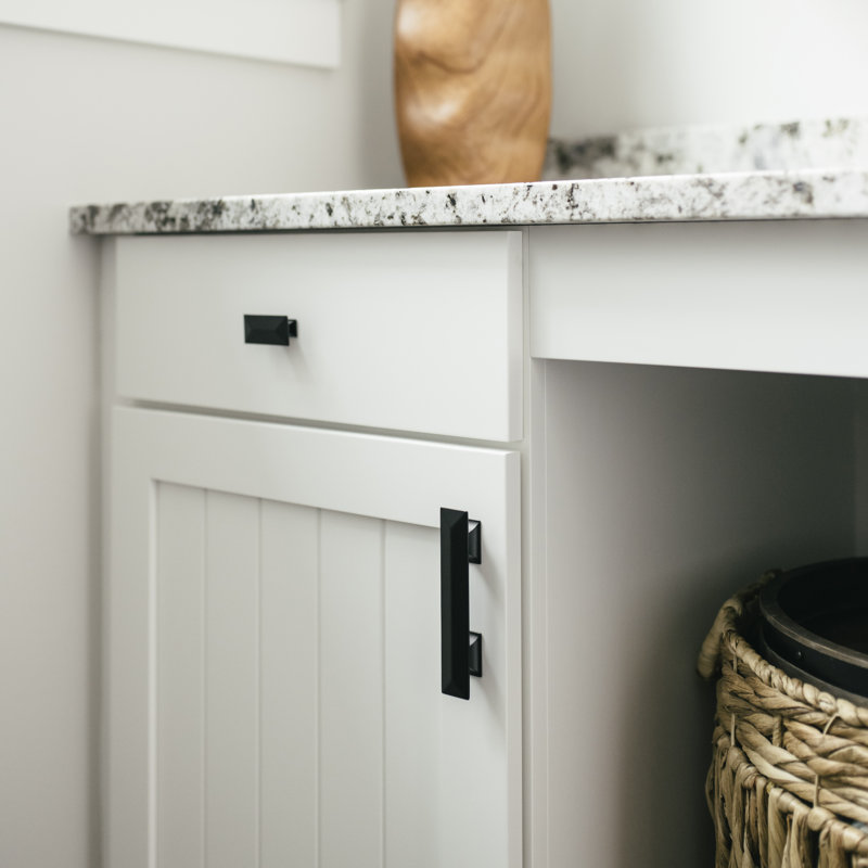 Bungalow Collection Rectangular Pull - 3" & 3-3/4" Center to Center Cabinet Pull Windover Antique - Transitional, Coastal Hardware for Drawers & Cabinets