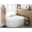 Porcher 1100mm x 1550mm Whirlpool Acrylic Bathtub with Tap-26297265
