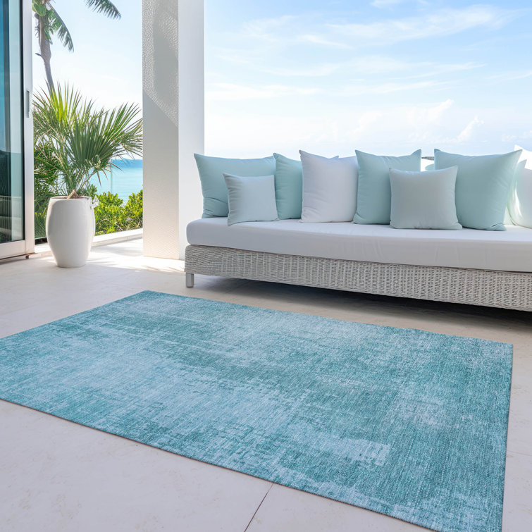 Lamanna Washable Abstract Indoor / Outdoor Rug