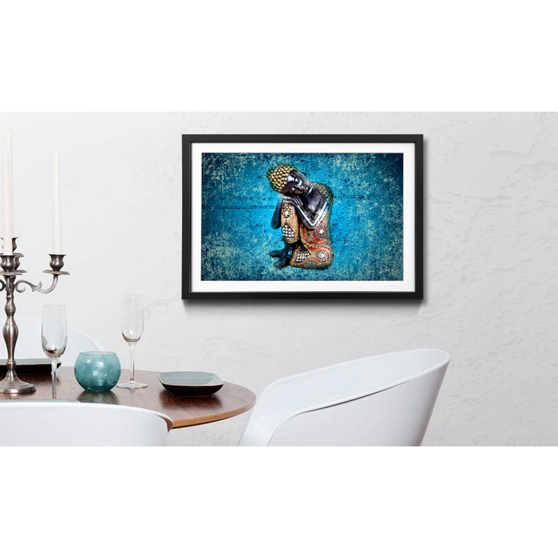 Sleeping Buddha - Single Picture Frame Print, 40cm H x 60cm W