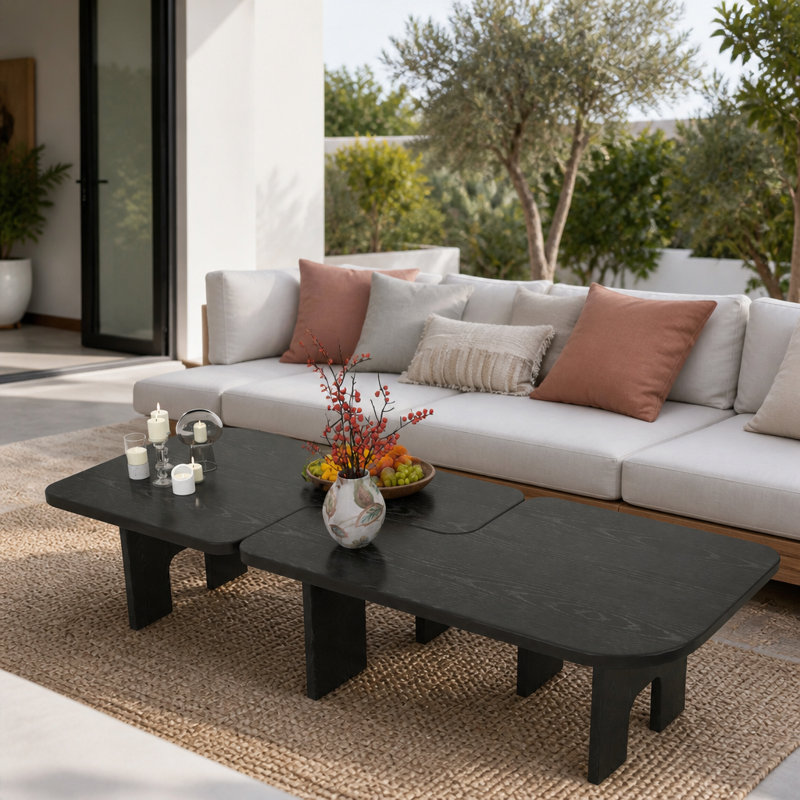 Ensemble de tables basses gigognes Modern Modern