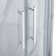Monaco 36 In. W X 36 In. D X 75 In. H Round Brushed Nickel Shower Kit