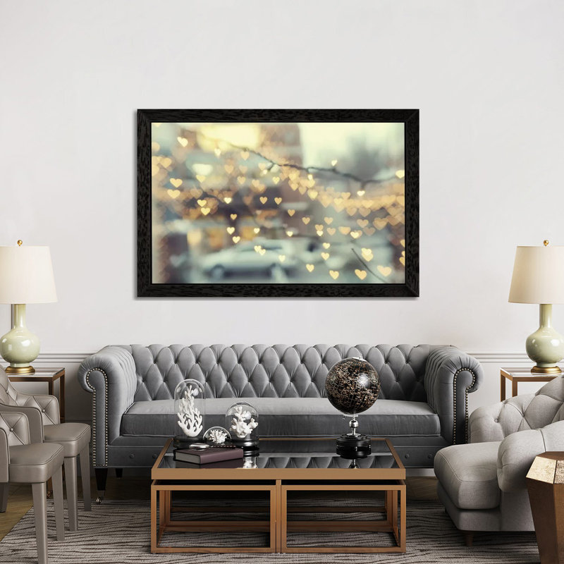 Holding Onto Love by Chelsea Victoria - Floater Frame Print on Canvas, 152.5 cm H x 101.5 cm W, Black