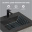 Ensemble de meuble-lavabo mural 48 po avec lavabo et rangement mural moderne