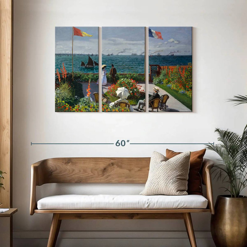 Gillard Garden At Sainte Adresse, 28" H x 45" W