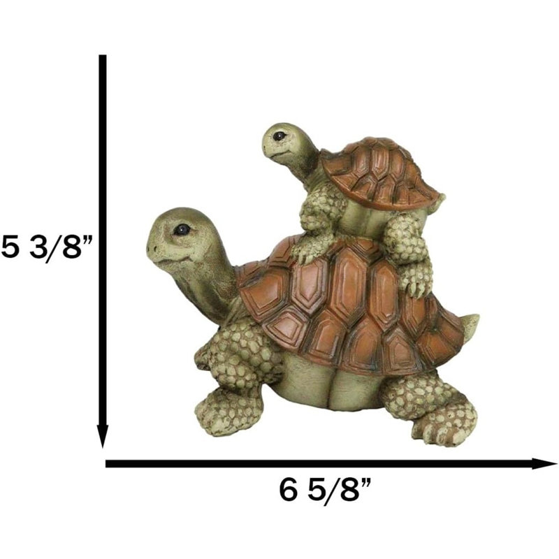 Figurine de famille nautique tortue marine