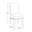 Chaise parsons rembourrée en polyester Ramarni-1494087433