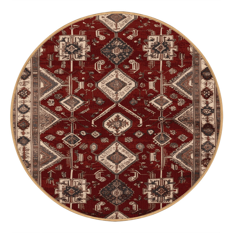 Machine Washable Persian Brown Area Rug, Rectangle 2' x 3'