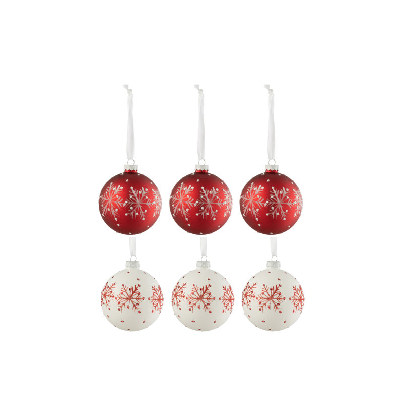 Piper Snowflakes Glitter Christmas Bauble