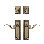 Nostalgic Warehouse Mission Entry Set with Manor Lever