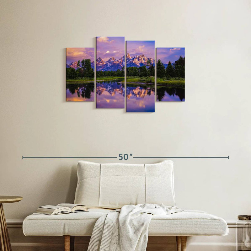 Alvord Grand Teton Lake, H 22 po x l 36 po