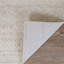 Tapis performance ivoire / gris clair à motif floral Belmont-1925510356