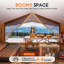 Tente campagnarde 4 saisons en toile Bell Yurt