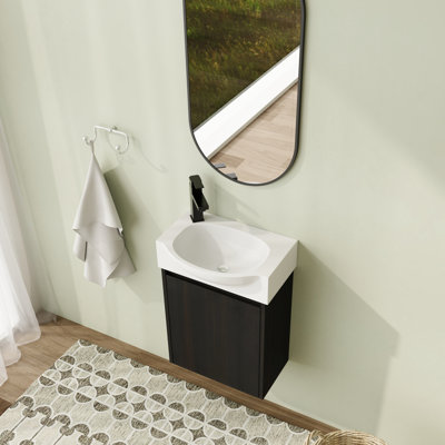 Ensemble de meuble-lavabo simple avec plateau 16 Straussview
