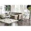 Glass Top Pedestal End Table