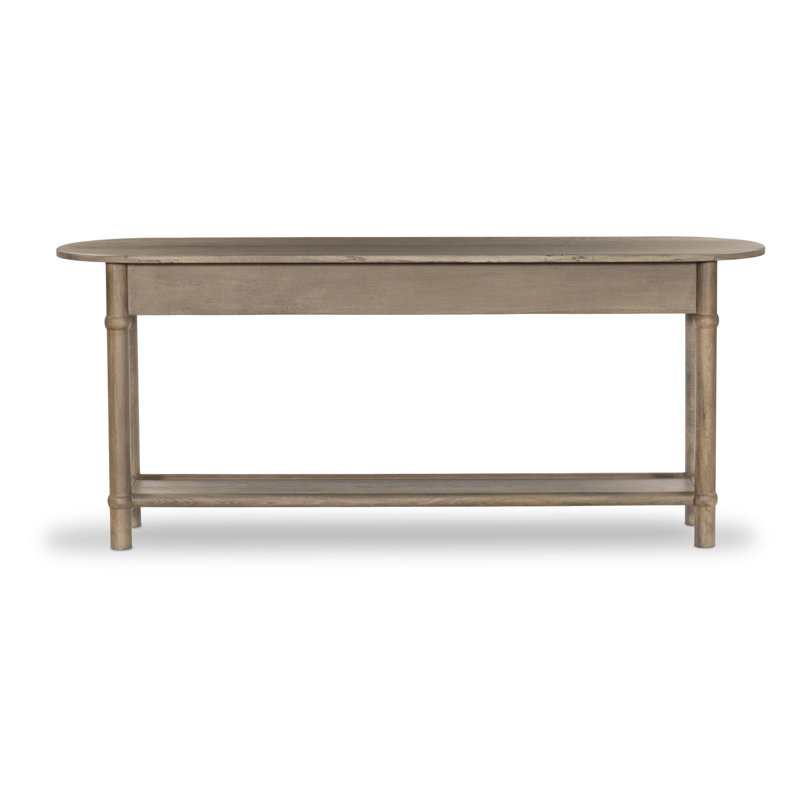 Charnes Console Table, Warm Natural Oak