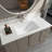 Sinber 14.72'' White Ceramic Rectangular Undermount Bathroom Sink with Overflow