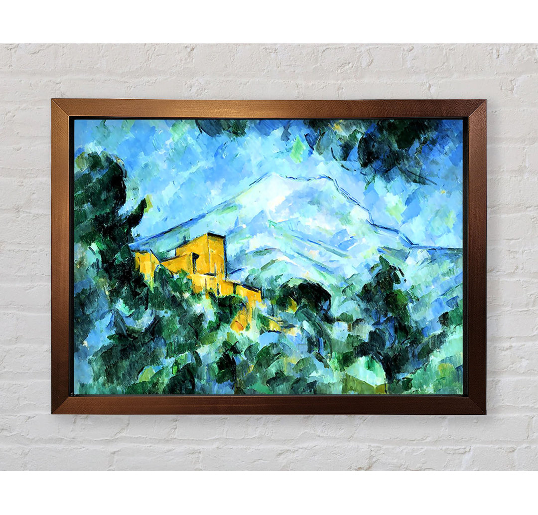 Cezanne Mont Sainte-Victoire und Chateau Noir - Einzelne Bilderrahmen Kunstdrucke