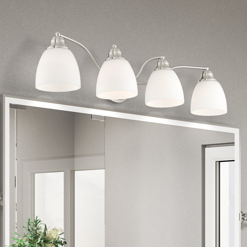 Mayday 4 - Light Dimmable Vanity Light, Brushed Nickel