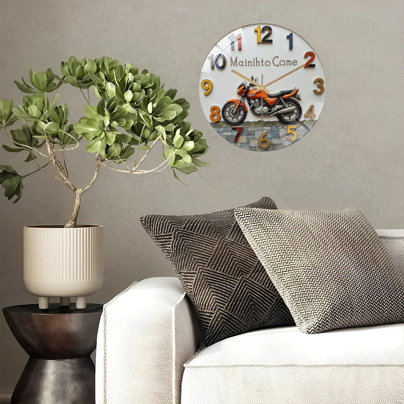Horloge murale 12 po