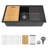 32" L x 19" W Granite Composite Undermount Kitchen Sink Quartz Composite Deep Single Bowl Workstation Undermount Kitchen Sinks-100668258