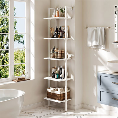 5-Tier Ladder Shelf for Bathroom