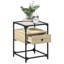 Ahlerich 40cm W Steel Bedside Table-1993902745