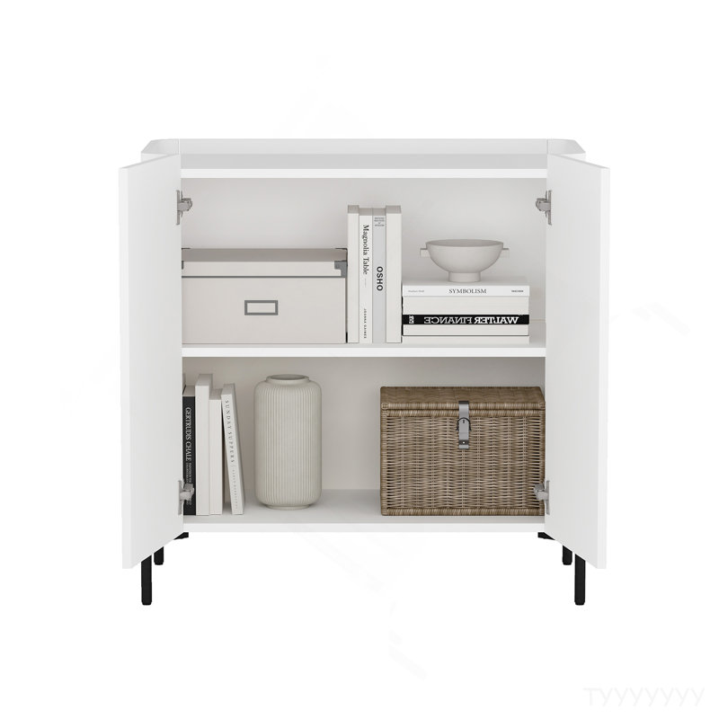 Accent Cabinet In White, White