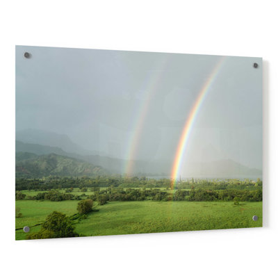 Double Rainbow par Dennis Frates - impression sans cadre
