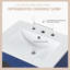 Meuble-lavabo simple 24 po avec comptoir en céramique 24 po-299429441