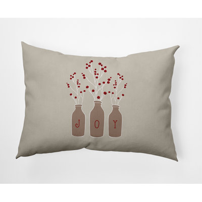 Coussin intérieur / extérieur Holiday Wishes