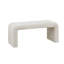 Banc Boucle crème l 42 po
