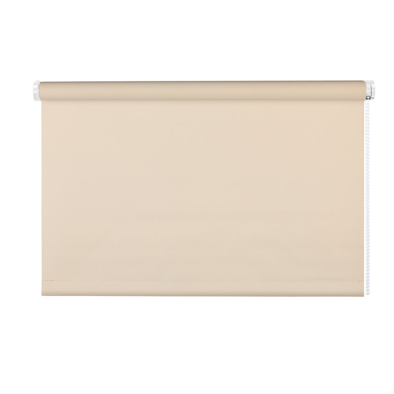 Smart Blackout Roll-Up Blind, Sand, 150cm L x 80cm W 