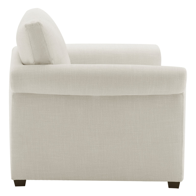 Joelle Upholstered Armchair, Effie Linen Performance Linen