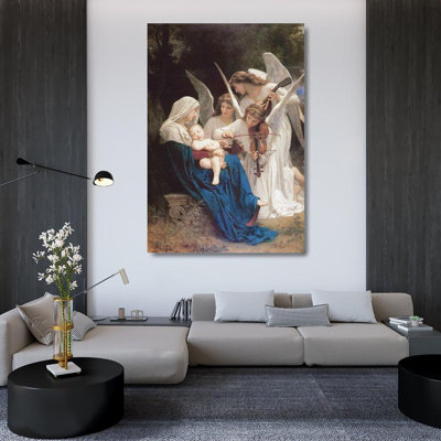 Art sur toile tendue, Bouguereau, William, Adolphe, chanson du
