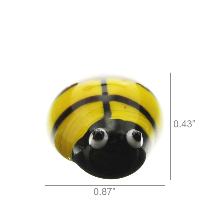 Abeille en verre Lexie-Rose