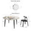 5 - Piece Sintered Stone Top Pedestal Dining Set With Lazy Susan