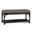 Summer Retreat Wicker Shelf Storage Bench-71425137-71425237