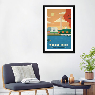 Washington D.C. - impression d'art graphique