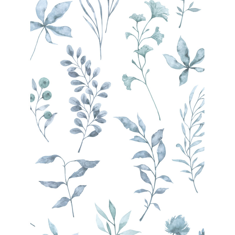 Panneau pelez et collez la vigne, L 2 pi x H 18 pi, bleu