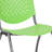 Oliverson Plastic Stacking Lobby Chairs with Perforated Backs-848270530