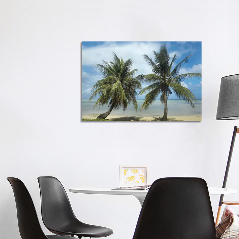 Palm Trees, Agana Beach, Guam by Tim Fitzharris - Wrapped Canvas Print, 101.6 cm H x 66.04 cm W x 3.175 cm D