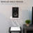 VIVO Universal White 12" Tensegrity Speaker Stand, Floating Tabletop Platform