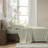 4 Pieces Sateen Sheet Set, Sage-122818041-122818047