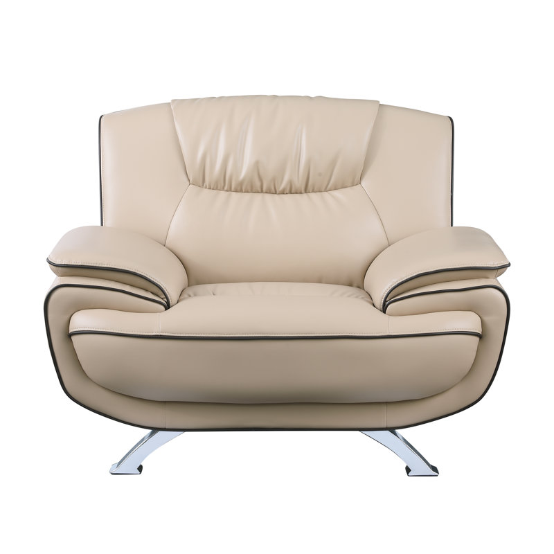Larrabee Upholstered Armchair, Beige 