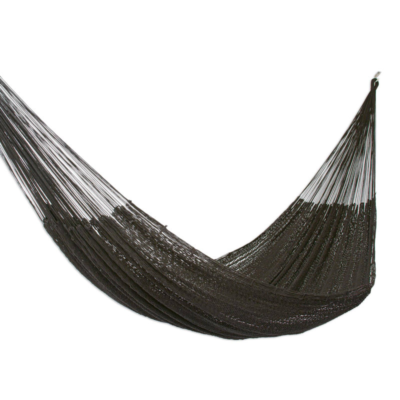 Cresswell Spreader Bar Hammock, Black, 67" W x 79" L