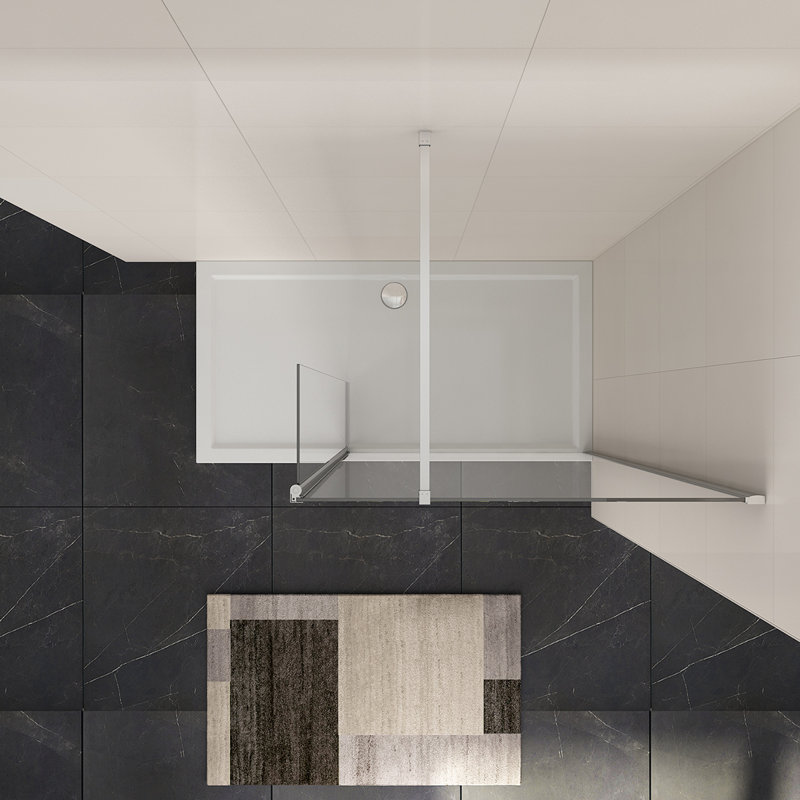 Claudine Rectangular Shower Enclosure, 1900mm H x 1400mm W x 900mm D